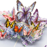 Pop Up Birthday Card, Handmade 3D Butterfly Mothers Day Card, Thank You Greeting Card Gifts For Women Mother Wife Girls Daughter