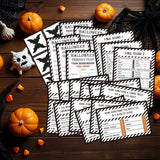 Halloween Friendly Feud Card Game, Halloween Party Game For Family Activity, Halloween Games For Adults, Feud Quiz, Halloween Quiz(Wsfeud01)