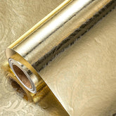 3D Embossed Floral Foil Gold Wrapping Paper, Vintage Flower Metallic Foil For Birthday Christmas Party Holiday Gift Wrap, For Diy Crafts Scrapbook, Mini Roll 17 Inch X 32.8 Ft(Gold)