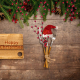 10 Pcs Artificial Holly Berries, Decor For Christmas Decoration Christmas Tree Decorations Flower Wreath Diy Craft, Suitable For Family Holiday Wedding Diy Decoration. (Red)
