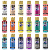 DecoArt Americana Acrylic Paint Set – Popular Colors, 18 Bottles (2 fl oz) – Art and Craft Acrylic Paints for Canvas, Wood, and More