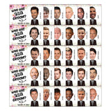 Bridal Shower Games - Who Has The Groom Scratch Off Cards - Floral Scratch Off Cards & Stickers - Bachelorette Party Game - Girls Night Out Activity - Bride Shower Supplies Decorations - 36 Pcs(D03)