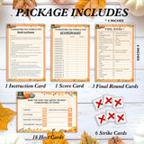 Thanksgiving Friendly Feud Games For Adults, Friendsgiving Games For Family Large Group, Thanks Giving Pumpkin Trivia Card Game, Fall Party Decorations -B03