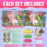 Baby Shower Games Pin The Poopie.Bilingual English/Spanish.Original Funny Hilarious Party Game. Baby Sprinkle Games.