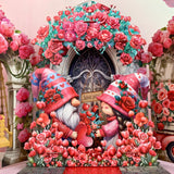 Gnome Pop Up Card, 3D Valentines Card For Her, Him, Pop Up Anniversary Cards For Couple, Valentines Card For Wife, Husband, 6"X 8" Romantic Birthday Cards