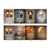 Lotr Book Themed Valentine'S Day Card Set (Set Of 24) Valentine Sharing Classroom Exchange