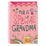 Hallmark Pop Up Mothers Day Card for Grandmother from Kids (3D Honeycomb Heart)