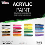 36 Color Professional Acrylic Paint Set In 12Ml Tubes - Art Painting Supplies For Adults, Artists, Students, Beginners - Canvas Portrait Paintings