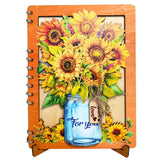 - Wooden Mothers Day Card, 6X8 In Sunflower Mother'S Day Card For Mom, Wife, Daughter, Sister, Grandma, Wood Birthday Gift For Women