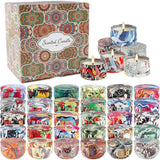 Set 36Pack Scented Candles Gifts Soy Wax Travel Tin Jar Candles For Home 2.5 Oz Jar Candles For Mom For Christmas Candles, Birthday, Thanksgiving, Mother'S Day,Aromatherapy
