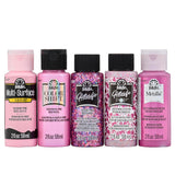 FolkArt Best of Pinks Acrylic Craft Paint Set Featuring 5 Premium Pink Paint Formulas, 96424