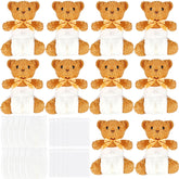 10 Sets Bear Blindfolded Diaper Changing Baby Shower Games Include 10 Bears Plush 10 Diapers 10 Gift Bags For Baby Shower Gender Reveal Party Game Prizes Gifts For Adults