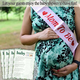 Baby Shower Games Boy, Woodland Animal Baby Family Feud, 30 Double-Sided Fill In Game Cards & 1 Answer Card For Safari Jungle Gender Reveal Party Favor Supplies - B06