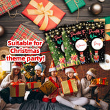 Christmas Scratch Off Cards, Xmas Party Scratch Games For Kids Adults Groups, Winter Holiday Party Games For Christmas Party, A02