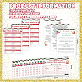 Christmas Friendly Feud Game, Christmas Trivia Quiz, Family Feud Baby Shower Game, Christmas Games For Family Party Activity Favors Supplies-12 Question Cards And 3 Final Rounds Cards-05