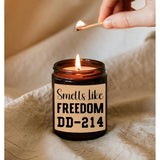 Military Retirement Gift - Dd214 - Funny Candle - Military Spouse - Dd214 Gift - Air Force Gift - Military Wife - Army - Navy - Marines - Sailor