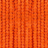 6 Pcs - 5 Feet Marigold Garland Indian American Wedding Party Mantle Decoration, Dia De Los Muertos Faux Garlands Diwali Decoration, Spring Bush Floral ?Dark Orange?