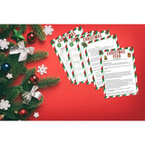 Christmas Friendly Feud Quiz - Family Game Night, Baby Shower Cards For Adults, 30 Feud & 3 Fast Money Round Cards, Christmas Games For Office, Class, Group-Mq5