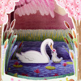 Hallmark Paper Wonder 3D Pop Up Mothers Day Card (Swans), Model Number: 899MBC1099