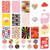 24 Pack 4X6In Blank Valentines Cards For Adults With Envelopes And Stickers, 12 Charming Heart Designs For Kids, Loved Ones, Family, Friends - Gifting Mailing