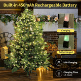 Rechargeable Fairy Lights Battery Operated, 33Ft 100 Leds String Lights With Remote, Waterproof, Mini Twinkle Lights For