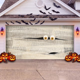 7' x 16' - Haunting Mummy - Halloween Double Garage Door Banner