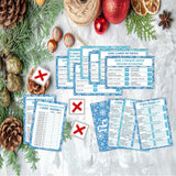 Christmas Feud Game For Family, Winter Holiday Party Adults Games, Friendly Feud Trivia Quiz For Game Night Large Group Party, Winter Wonderland Decorations, 05