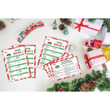 Christmas Friendly Feud Game, Friendly Feud Quiz, Baby Shower Game Cards For Adults, Family Activity, Feud Trivia Quiz, Games For Winter Party Supplies-Lp7