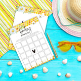 Honey Bee Gender Neutral Games, Summer Daisy Bumble Bee Bingo Game For Party Supplies & Favor, 5X7 In & Set Of 25-A03