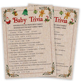 Baby Shower Game, Christmas Gender Reveal Party Supplies, Christmas Baby Trivia Game Kit, Santa Baby Shower Activity Decor, Xmas Baby Shower Gifts Favors, 25 Winter Game Cards With Answer Card -05