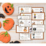 Halloween Scavenger Hunt Games, Hallowmas Treasure Hunt Clues Game Cards, Horror Party Games For Family Friend Groups, Trick Or Treat Party Decorations Supplies Favors?07