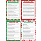 104Pcs Christmas Party Trivia Game Cards Xmas Festival Guessing Activity Christmas Question And Answer Cards For Adults Family Friends Coworkers Groups Winter Holiday Party Supplies (Classic)