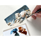 Daniel Smith Transparent Watercolor Paint, Extra Fine Nicholas Lopez Artist, 10 Colors, 16.4 ft (5 m), No. 2, 285610443