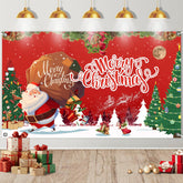Christmas Banner, Large 72X45 Inch Backdrop For Christmas Decorations, Wall Banner For Xmas Holiday Kids Party Decorations
