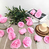 Fake Flower Heads For Craft,3.3'' Light Pink Rose Heads Artificial Flowers,36 Pcs Silk Rose Heads Bulk,Satin Rose Heads With Stems For Diy Flower Well,Crafts Bouquest (36, Pink)