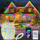 33FT RGB Color Changing Rope Lights 100 LED Smart Waterproof String Lights with Remote App and Music Sync