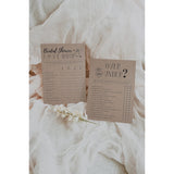 Bridal Shower Games For Wedding, Rustic Kraft, Word Match, What Did The Groom Say, Over And Under, Wedding Alphabet, 25 Games Each