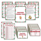 Christmas Friendly Feud Game, Funny Christmas Party Games, Friendly Feud Trivia Quiz For Family, Winter Xmas Holiday Party Supplies For Adults -10