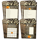 Fall Pumpkin Baby Shower Games, Neutral Yellow Bingo, Find The Guest, The Price Is Right, Who Knows Mommy Best, 25 Games Each
