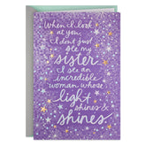 Hallmark Mother's Day Card for Sister (Love and Pride) for Birthday, Thinking of You, Congrats, or Any Occasion