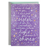 Hallmark Mother's Day Card for Sister (Love and Pride) for Birthday, Thinking of You, Congrats, or Any Occasion