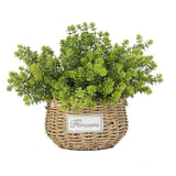 Artificial Flower 6Bundles Outdoor Uv Resistant Plants Shrubs Boxwood Plastic Leaves Fake Bushes Greenery For Farmhouse Home Kitchen Window Box Patio Yard Indoor Garden Office Wedding Decor(Green)