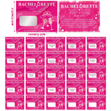 25Pcs Bachelorette Party Scratch Off Dare Game Cards With Diy Film Stickers For Girls Night Wedding Engagement Party