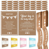 Funny Baby Shower Games For Girl Or Boy, Set Of 2: How Big Is The Bump & Don'T Say Baby, Kraft
