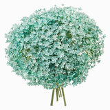 Babys Breaths Artificial Flower Bouquets, 12 Pcs Small Fake Babys Breath Faux Snowflakes Gypsophila Flowers For Christmas Tree, Home Office Party Decor, Bridal Wedding Bouquet, Table Centerpieces