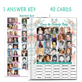 Baby Shower Games - Celebrity Baby Guessing Game For 40 Guests