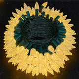 Battery Operated Christmas Lights 100 Led 34Ft C6 Christmas String Lights With 8 Modes, Timer, Waterproof Design For Ind