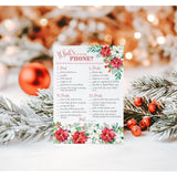 Christmas Baby Shower Game “What’S On Your Phone” – Pack Of 25 Cards – Fun Holiday Baby Shower Activity, Winter Baby Shower Games For Guests Xmas Birthday G770-Phn