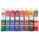 Apple Barrel Fall Colors Kit, 16 Piece Set Includes 15 Acrylic Craft Paints and 1 Mod Podge Gloss, 96426
