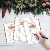 Christmas Party Games (30 Cards) - Word Scramble - Elk And Santa Claus, Word Game Cards, Christmas Icebreaker Games For Families, Companies, And Large Groupss - B06